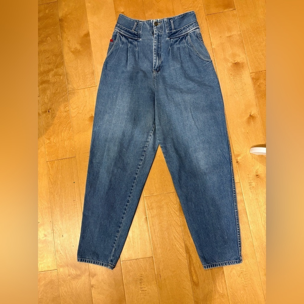 Vintage 90s  Bonjour high waist mom barrel jeans 11/12 sz S